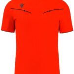 Macron Ponnet Eco Scheidsrechtersshirt Korte Mouw Heren - Fluorood | Maat: 3XL