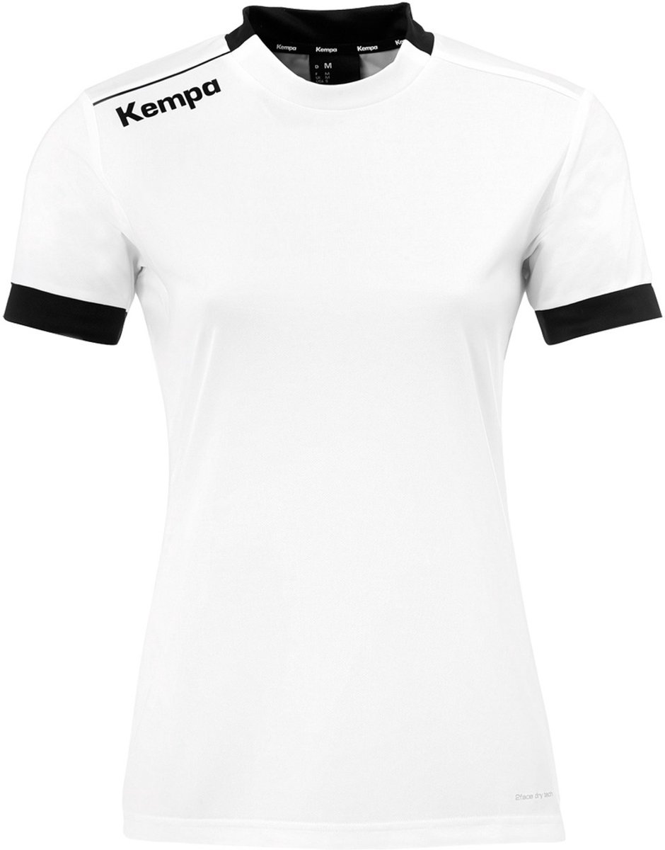 940x1200-34 Kempa Player Shirt Dames - sportshirts - wit/zwart - Vrouwen - Afbeelding 1
