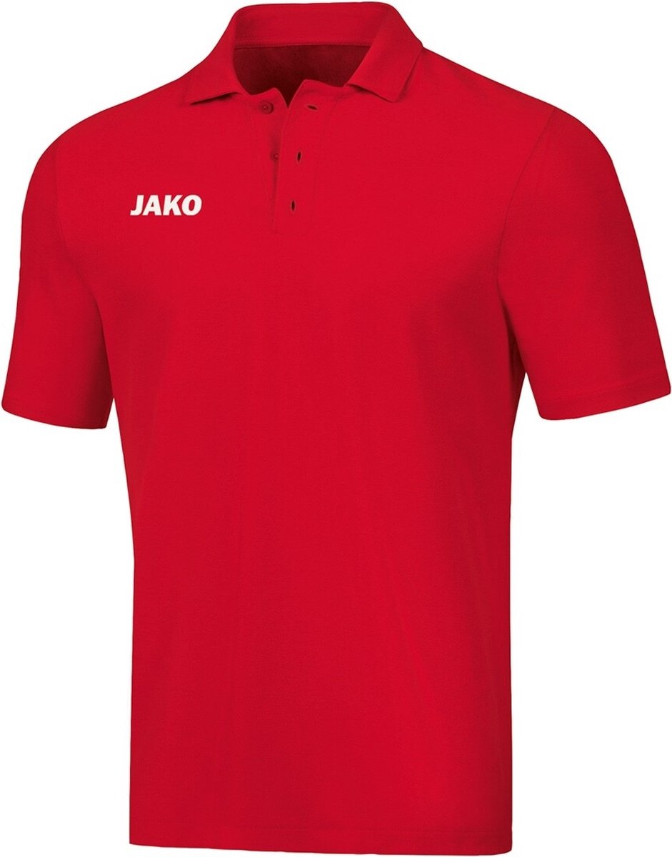 941x1200-49 Jako - Polo Base - Polo Base - S - Rood - Afbeelding 1