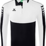 Erima Six Wings Trainingstop Heren - Zwart / Wit | Maat: M