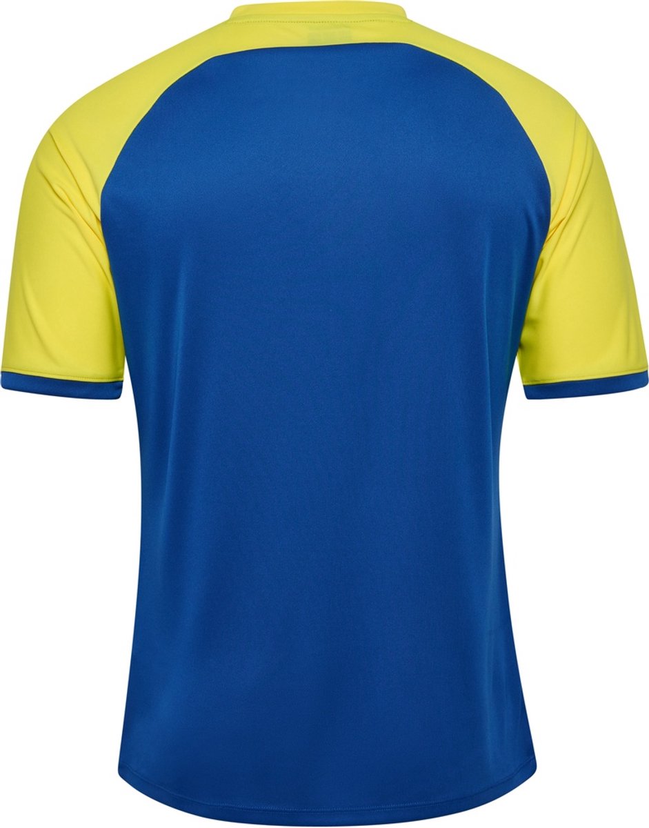 941x1200-69 Hummel T-Shirt Match League Jersey S/S 233153 True Blue/Blazing Yellow-M - Afbeelding 1