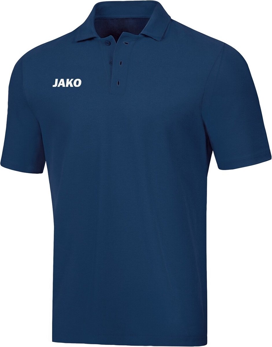 941x1200 Jako Polo Base Dames Marine Blauw Maat 44 - Afbeelding 1