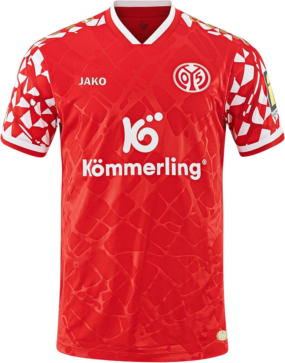 942x1200-12 Voetbalshirt Thuisshirt 2025/2026 voor Jongens en Meisjes - Rood - Afbeelding 1