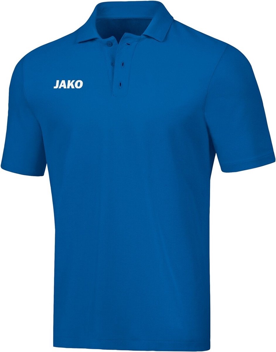942x1200-17 Jako Base Polo Royal Blauw Maat 4XL - Afbeelding 1
