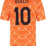 EK 88 Voetbalshirt Gullit - Nederlands Elftal - Oranje shirt - Nederlands Elftal Shirt - Voetbalshirts Kinderen - Jongens en Meisjes - Sportshirts - Volwassenen - Heren en Dames - Maat 152