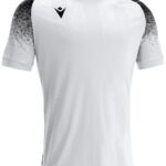Macron Alioth Shirt Korte Mouw Heren - Wit / Zwart | Maat: L
