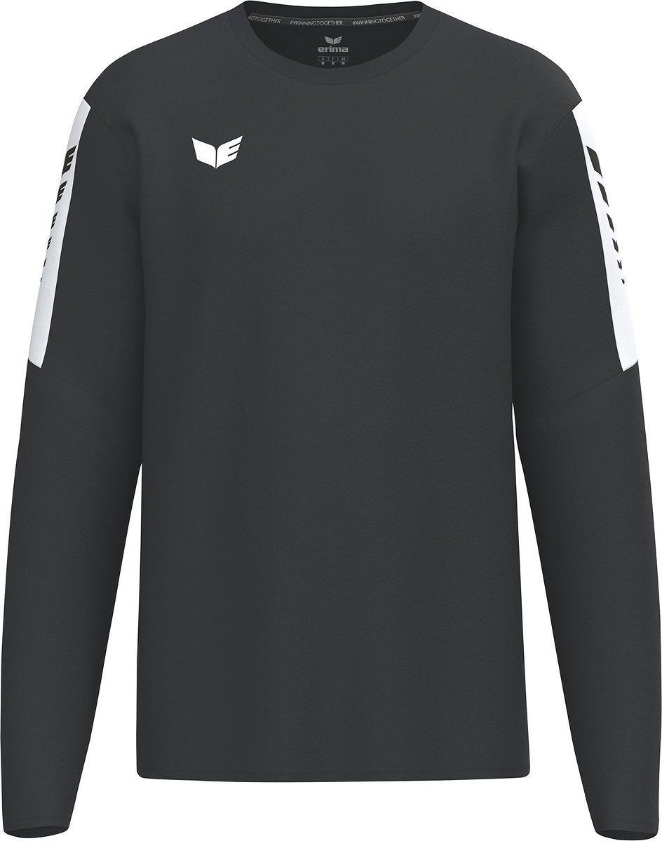 944x1200-114 Erima Intro Sweatshirt Heren - Zwart | Maat: S - Afbeelding 1