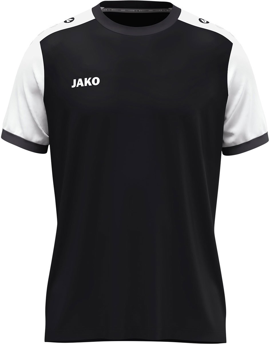 944x1200-132 Jako Dynamic Shirt Korte Mouw Kinderen - Zwart / Wit / Antraciet | Maat: 152 - Afbeelding 1
