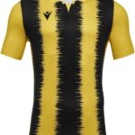 Macron Miram Shirt Korte Mouw Kinderen - Geel / Zwart | Maat: 164