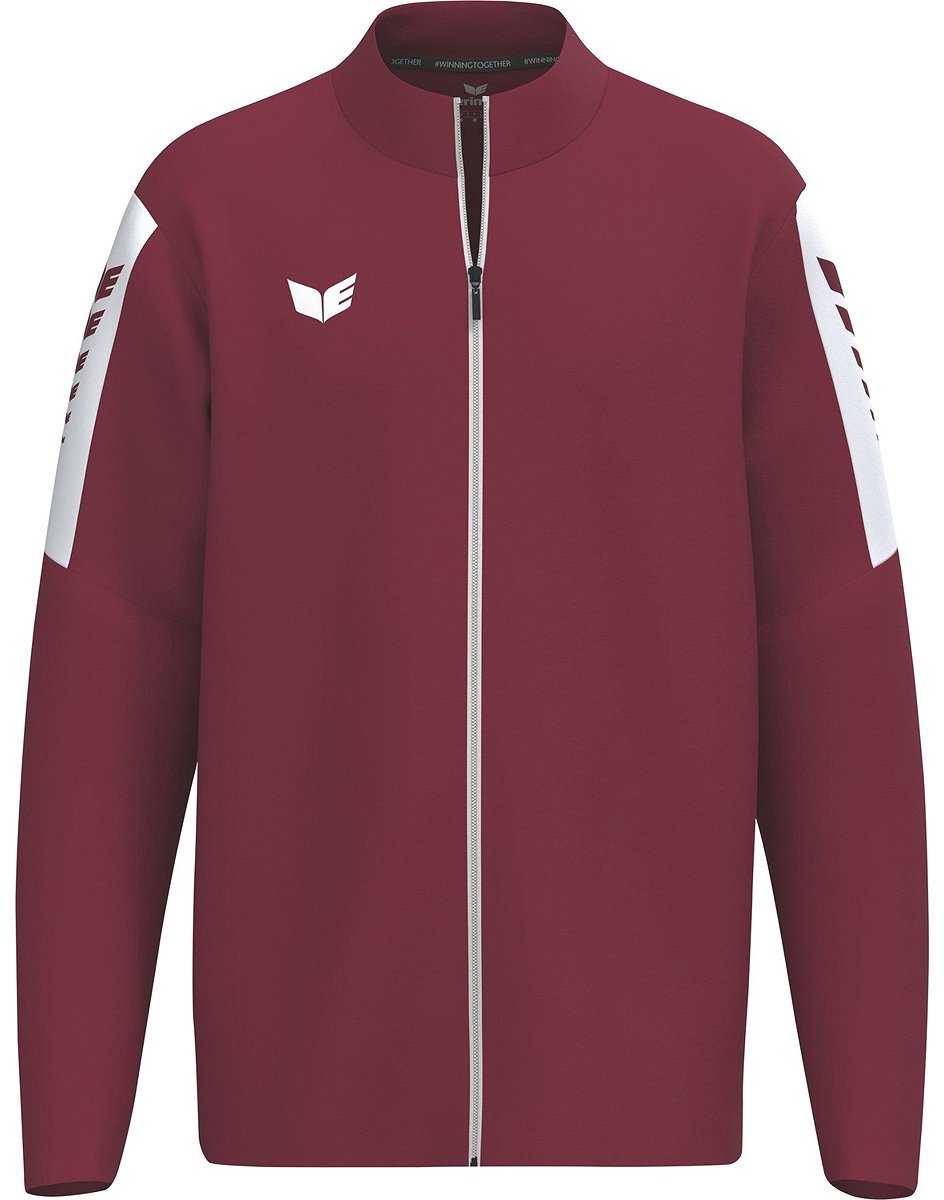 944x1200-77 Erima Intro Trainingsjack Heren - Bordeaux | Maat: XL - Afbeelding 1