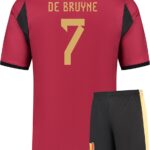 De Bruyne Belgie Voetbaltenue Thuis - 2024-2026 - Voetbal Tenue Kinderen - Shirt en Broekje - Jongens en Meisjes - Volwassenen - Heren en Dames - Maat XL