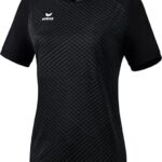 Erima Madrid Shirt Korte Mouw Dames - Zwart | Maat: 34