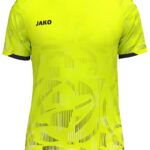 Jako Sonic Shirt Korte Mouw Heren - Fluogeel / Zwart / Wit | Maat: M