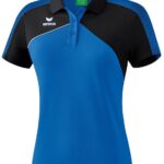 Erima Premium One 2.0 Polo Dames - New Royal / Zwart / Wit | Maat: 44