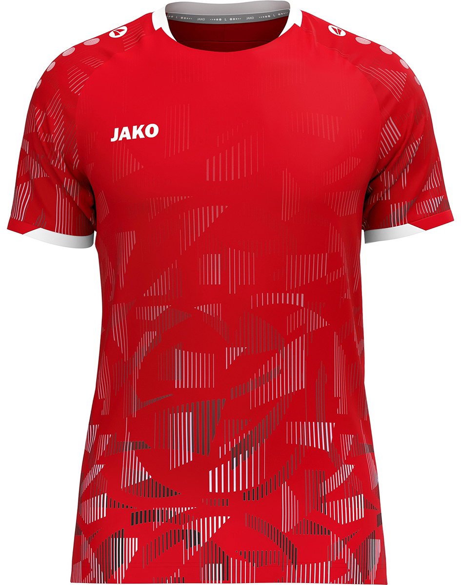 945x1200-76 Jako Sonic Shirt Korte Mouw Kinderen - Rood / Zwart / Wit | Maat: 140 - Afbeelding 1