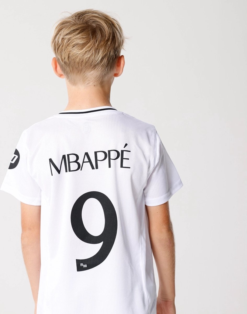 945x1200-87 Real Madrid Thuis Shirt Mbappé - Maat 116 t/m 164 - Kylian Mbappé - 2024/2025 - Voetbalshirt Kinderen - Jongens en Meisjes - Afbeelding 1