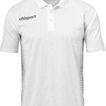 Uhlsport Score Polo Shirt Kind Wit-Zwart Maat 164