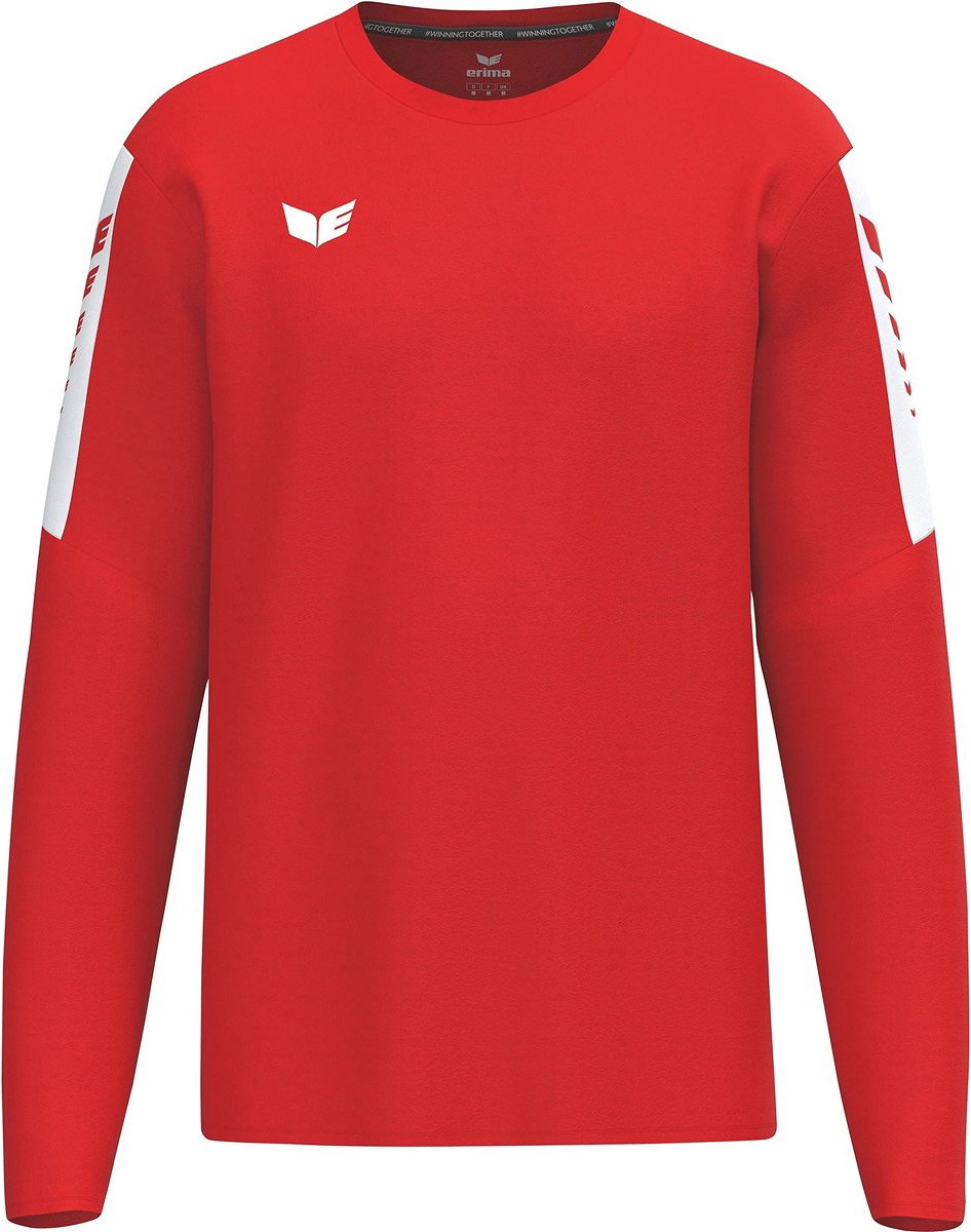 946x1200-108 Erima Intro Sweatshirt Kinderen - Rood | Maat: 152 - Afbeelding 1