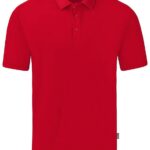 Jako Organic Polo Stretch Dames - Rood | Maat: 48
