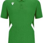 Macron Victory Rap Polo Heren - Groen / Wit | Maat: M