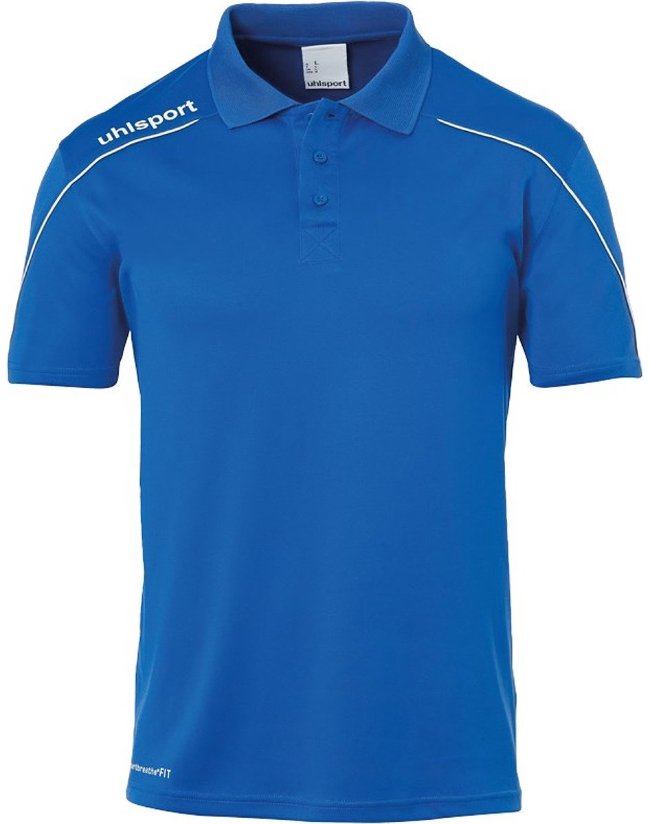 946x1200-178 Uhlsport Stream 22 Polo Heren - Royal / Wit | Maat: 4XL - Afbeelding 1