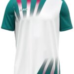 Jako Vintage Shirt Korte Mouw Kinderen - Wit / Turkoois | Maat: 152