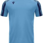 Macron Gede Shirt Korte Mouw Heren - Hemelsblauw / Marine | Maat: L