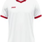 Jako Glory Shirt Korte Mouw Heren - Wit / Rood | Maat: S