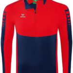 Erima Six Wings Trainingstop Heren - New Navy / Rood | Maat: M