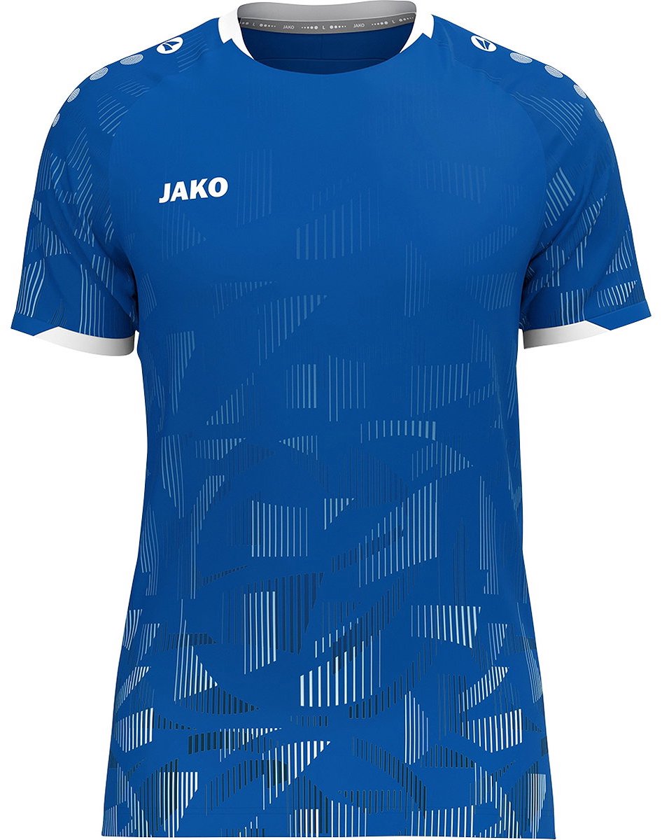 946x1200-217 Jako Sonic Shirt Korte Mouw Heren - Royal / Zwart / Wit | Maat: XXL - Afbeelding 1