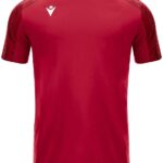 Macron Gede Shirt Korte Mouw Heren - Rood / Donkerrood | Maat: 5XL