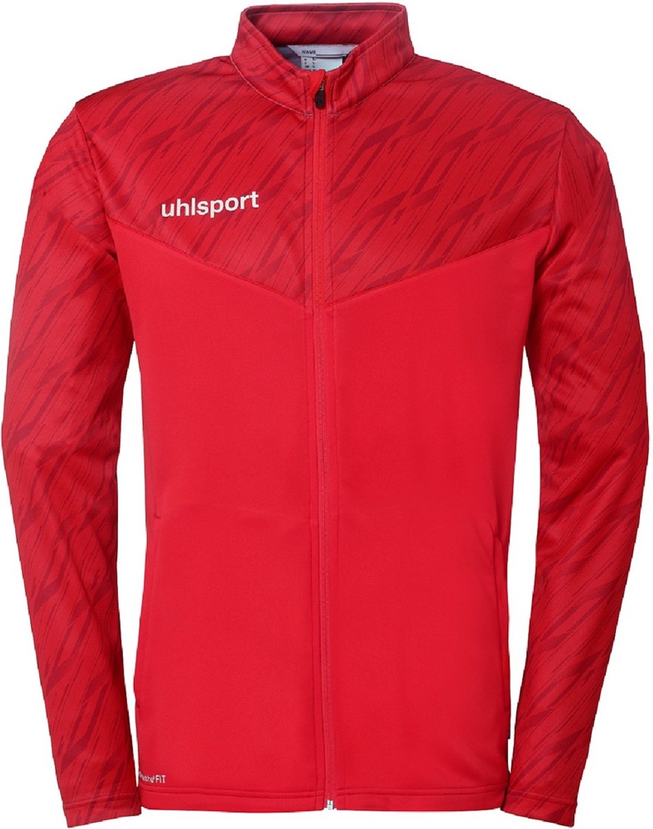 946x1200-258 Uhlsport Progressive 28 Poly Trainingsjack Rood 2XL Man - Afbeelding 1