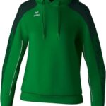 Erima Evo Star Sweatshirt Met Capuchon Dames - Groen | Maat: 34