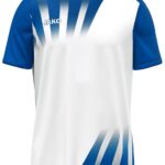Jako Vintage Shirt Korte Mouw Heren - Wit / Royal | Maat: S