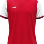 Jako Dynamic Shirt Korte Mouw Heren - Rood / Wit / Donkerrood | Maat: M