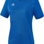 Erima Madrid Shirt Korte Mouw Dames - New Royal | Maat: 34