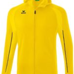 Erima Liga Star Trainingsjack Met Capuchon Kinderen - Geel / Zwart | Maat: 116