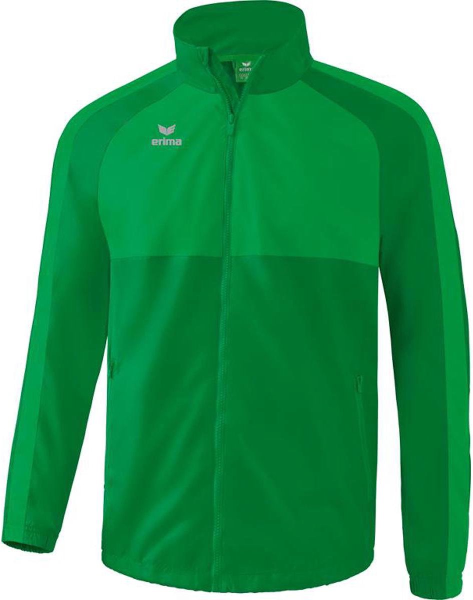 946x1200-41 Erima Team Allweather Jack Kinderen - Smaragd | Maat: 116 - Afbeelding 1