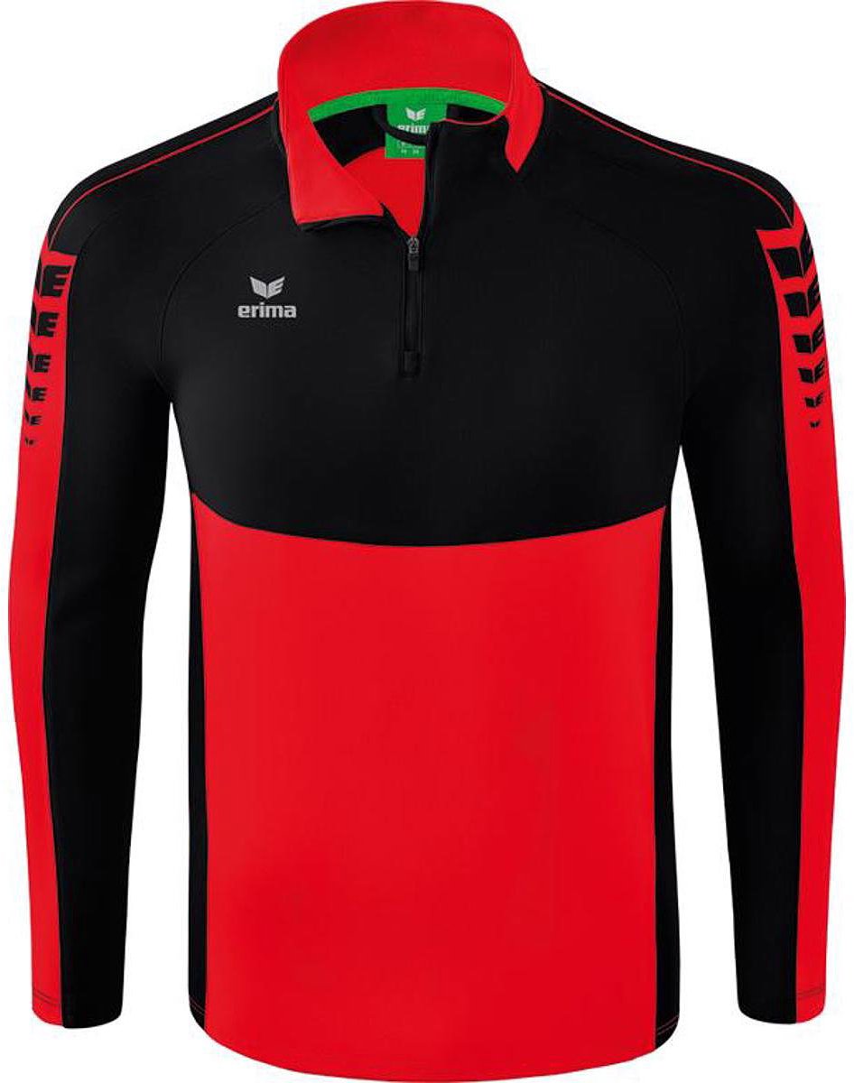 946x1200-44 Erima Six Wings Trainingstop Heren - Rood / Zwart | Maat: XXL - Afbeelding 1