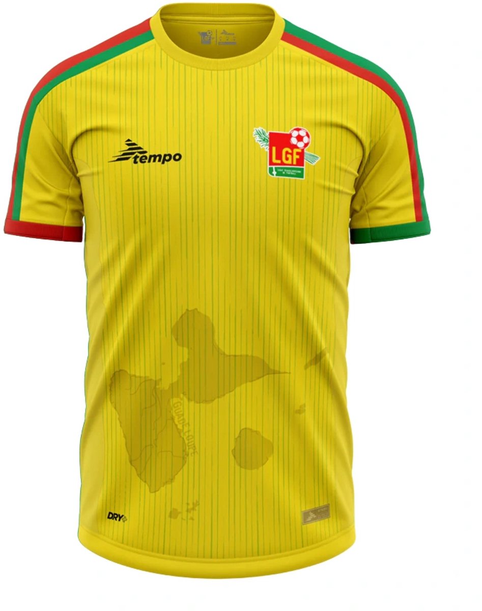 947x1200-14 Guadeloupe Derde Shirt 2025 - Nationaal Elftal Guadeloupe - Voetbalshirt - Tempo Sport - Maat XXL - Globalsoccershop - Afbeelding 1
