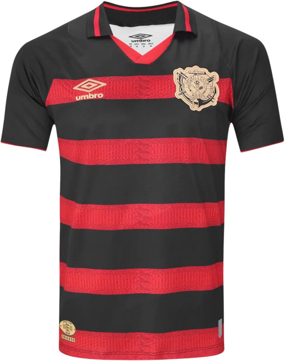 947x1200-18 Sport Club do Recife Thuisshirt 2025 - Brazilië Voetbalshirt - Sport Club do Recife - Umbro - Maat S - Globalsoccershop - Afbeelding 1