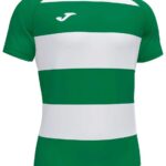 Joma Prorugby Ii T-shirt Met Korte Mouwen Groen,Wit 4-6 Years Jongens,Meisjes