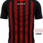 Givova Rugby Zwart-wit Sport-T-shirt - XL