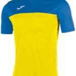 Joma Winner T-shirt Met Korte Mouwen Geel,Blauw M Man