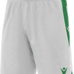 Macron Tempel Short Heren - Wit / Groen | Maat: XL