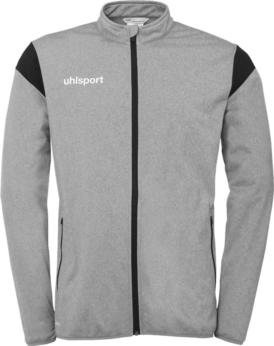 951x1200-14 Uhlsport Squad 27 Polyestervest Kinderen - Donkergrijs Gemeleerd / Zwart | Maat: 128 - Afbeelding 1