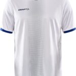 Craft Progress 2.0 Shirt Korte Mouw Heren - Wit / Blauw | Maat: S