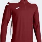 Joma Championship VI Ziptop Kinderen - Bordeaux / Wit | Maat: 164
