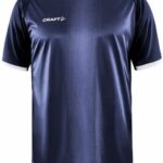Craft Progress 2.0 Shirt Korte Mouw Heren - Marine / Wit | Maat: L