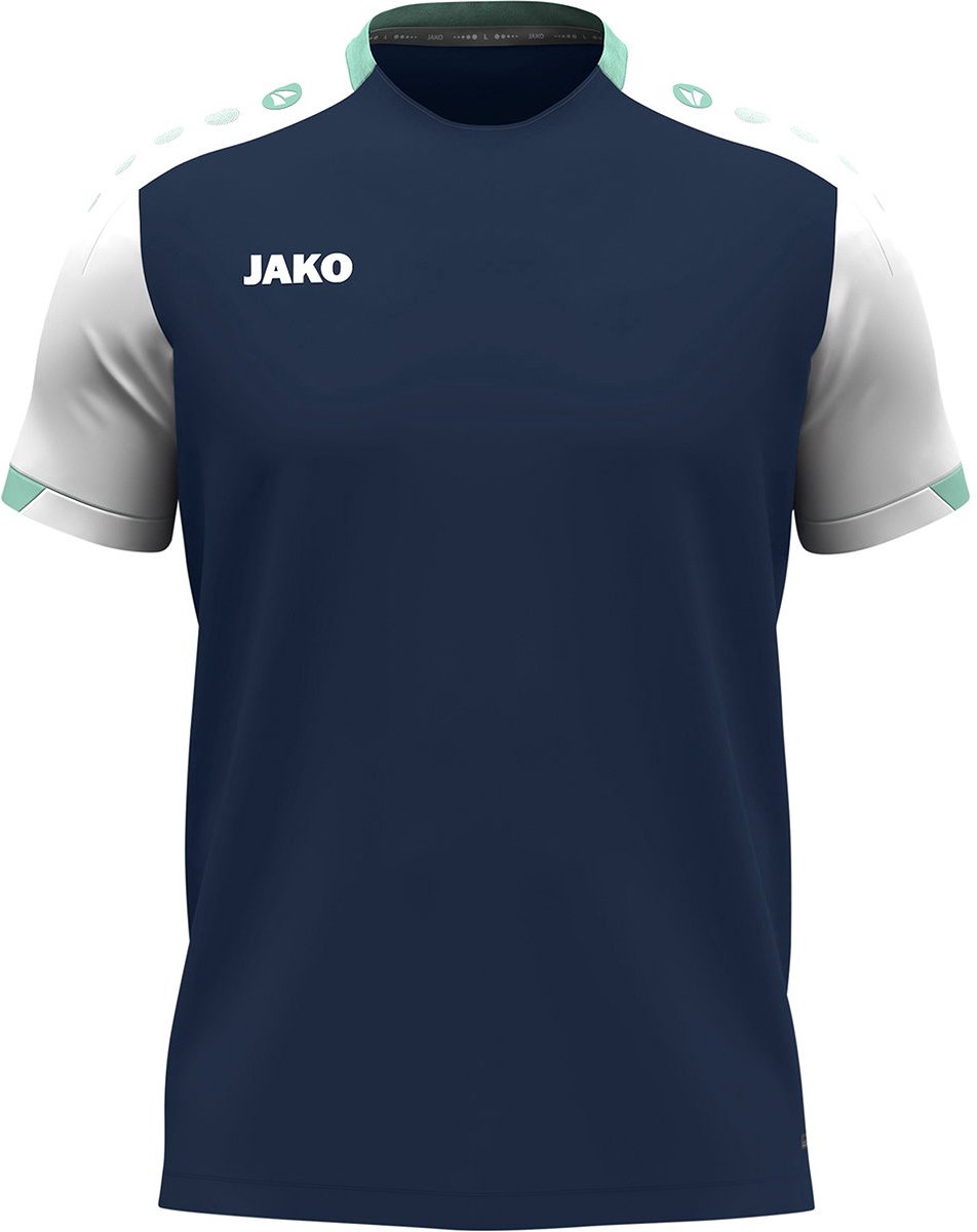 952x1200-37 Jako Dynamic T-Shirt Heren - Marine / Wit / Munt | Maat: XL - Afbeelding 1